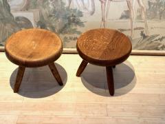 Charlotte Perriand Charlotte Perriand pair of genuine vintage berger tripod stools - 3136145