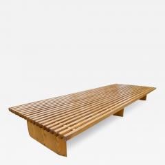 Charlotte Perriand Charlotte Perriand rarest ashtree genuine vintage long bench model Tokyo  - 2463822