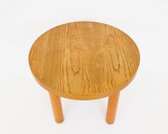 Charlotte Perriand Charlotte Perriand round small coffee table or side table in pine wood - 4245799