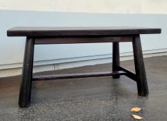 Charlotte Perriand Charlotte Perriand style awesome black tinted sturdy solid table - 2334631