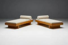 Charlotte Perriand Daybed by Charlotte Perriand for M ribel Les Allues France 1960s - 3722785