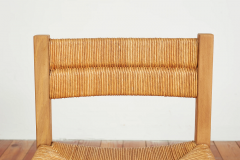 Charlotte Perriand FRENCH STRAW DINING CHAIRS SET OF 8 - 3662941