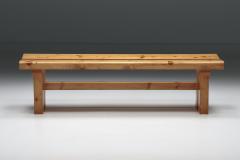 Charlotte Perriand Les Arcs Bench by Charlotte Perriand 1970s - 2685646