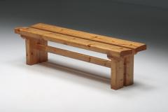 Charlotte Perriand Les Arcs Bench by Charlotte Perriand 1970s - 2685651