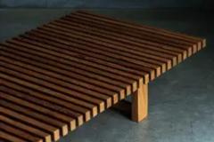 Charlotte Perriand Les trois Arcs Slatted Daybed by Charlotte Perriand France 1970s - 3925306