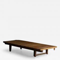 Charlotte Perriand Les trois Arcs Slatted Daybed by Charlotte Perriand France 1970s - 3930834