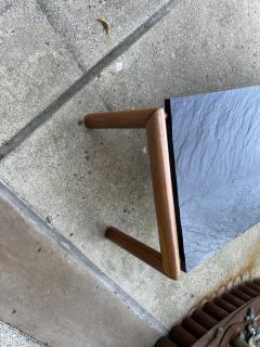 Charlotte Perriand MID CENTURY BLACK SLATE AND WALNUT COFFEE TABLE - 4275095