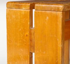 Charlotte Perriand Mid Century Natural Pine Les Arcs Stools by Charlotte Perriand France c 1960 - 1937520