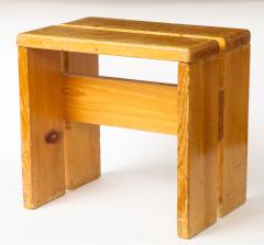 Charlotte Perriand Mid Century Natural Pine Les Arcs Stools by Charlotte Perriand France c 1960 - 1937527