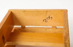 Charlotte Perriand Mid Century Natural Pine Les Arcs Stools by Charlotte Perriand France c 1960 - 1937529