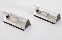 Charlotte Perriand Pair of Charlotte Perriand CP1 Black Metal Sconces France 1960s - 560386