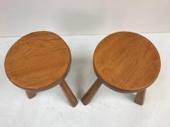 Charlotte Perriand Pair of Charlotte Perriand Stools for Les Arcs - 520450