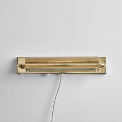 Charlotte Perriand Pair of Large 1960s Brass Rotating Wall Lamps in the Style of Charlotte Perriand - 2728432