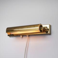 Charlotte Perriand Pair of Large 1960s Brass Rotating Wall Lamps in the Style of Charlotte Perriand - 2728434