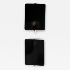 Charlotte Perriand Pair of Mid Century Modern Black Cp1 Sconces by Charlotte Perriand in Aluminum - 1541250