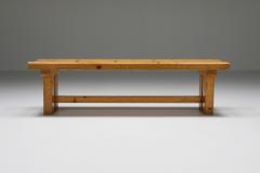 Charlotte Perriand Pine Bench Les Arc Charlotte Perriand French Modernism 1970s - 2125974