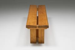 Charlotte Perriand Pine Bench Les Arc Charlotte Perriand French Modernism 1970s - 2126047