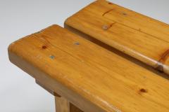 Charlotte Perriand Pine Bench Les Arc Charlotte Perriand French Modernism 1970s - 2126049