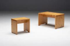 Charlotte Perriand Pine Bench by Charlotte Perriand for M ribel France 1960s - 3662248