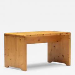 Charlotte Perriand Pine Bench by Charlotte Perriand for M ribel France 1960s - 3664098