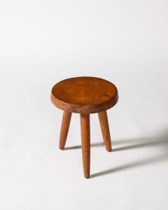 Charlotte Perriand Pine Rustic Stool by Charlotte Perriand France c 1950 - 4208773