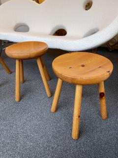 Charlotte Perriand Pine Stool attributed to Charlotte Perriand France 1960s - 1814580