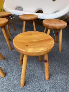 Charlotte Perriand Pine Stool attributed to Charlotte Perriand France 1960s - 1814583