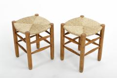 Charlotte Perriand Rush Stool in the style of Charlotte Perriand - 1332369