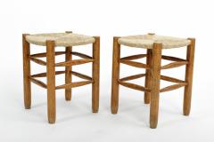 Charlotte Perriand Rush Stool in the style of Charlotte Perriand - 1332371