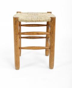 Charlotte Perriand Rush Stool in the style of Charlotte Perriand - 1332374