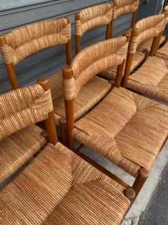 Charlotte Perriand Set of 8 Dordogne chairs by Charlotte Perriand France 1960s - 2784838