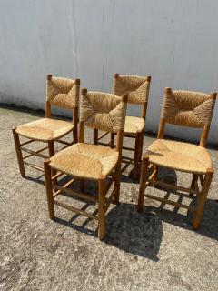 Charlotte Perriand Set of Four Bauche Chairs by Charlotte Perriand Steph Simon Editions - 2542351