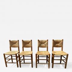 Charlotte Perriand Set of Four Bauche Chairs by Charlotte Perriand Steph Simon Editions - 2544734