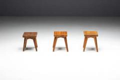 Charlotte Perriand Stools by Christian Durupt and Charlotte Perriand France 1960s - 3707526