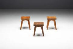 Charlotte Perriand Stools by Christian Durupt and Charlotte Perriand France 1960s - 3707528