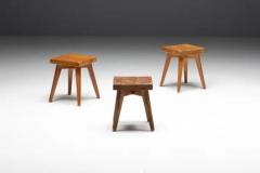 Charlotte Perriand Stools by Christian Durupt and Charlotte Perriand France 1960s - 3707537