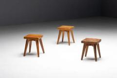 Charlotte Perriand Stools by Christian Durupt and Charlotte Perriand France 1960s - 3707541