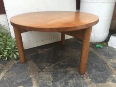 Charlotte Perriand Style of Charlotte Perriand Blond Ash Tree Tripod Round Coffee Table - 376963