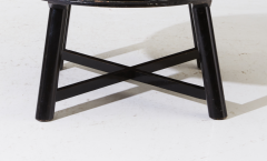 Charlotte Perriand Style of Perriand superb black pine coffee table - 2460371