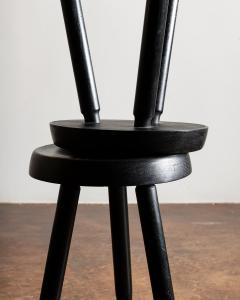 Charlotte Perriand Tripod Stool in the Style of Charlotte Perriand France 1950s - 3814011