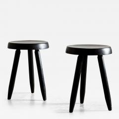 Charlotte Perriand Tripod Stool in the Style of Charlotte Perriand France 1950s - 3818035