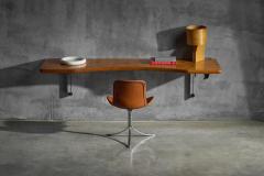 Charlotte Perriand Wall Mounted Desk by Charlotte Perriand France 1950s - 4452265