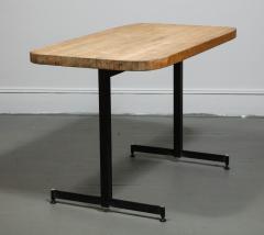Charlotte Perriand Wood and Metal Work Table France c 1940s - 4100259