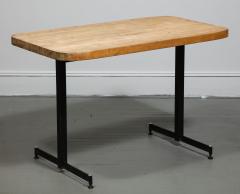Charlotte Perriand Wood and Metal Work Table France c 1940s - 4100263