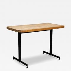 Charlotte Perriand Wood and Metal Work Table France c 1940s - 4102032
