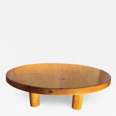 Charlotte Perriand charlotte Perriand for Les Arcs solid blond pine sturdy coffee table - 2759116