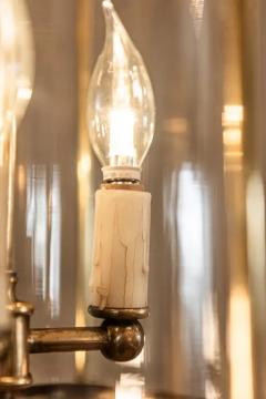 Charming 20th Century French Brass Lantern with Glass Enclosure - 4079024