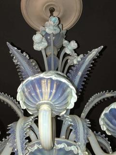 Charming Blue Murano Glass Chandelier Venice 1960 - 1622513