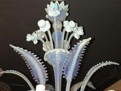 Charming Blue Murano Glass Chandelier Venice 1960 - 1622519