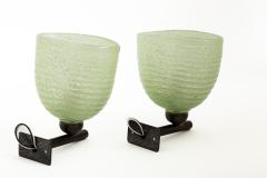 Charming Murano Mini Lime Pulegoso Oval Wall Lights Contemporary - 4334069